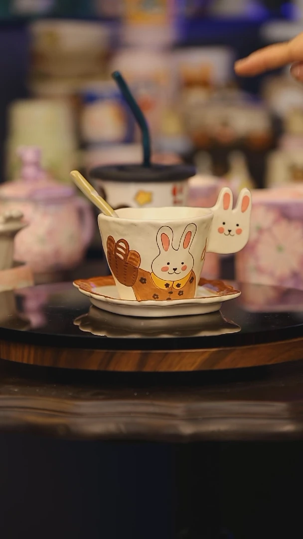 【闪购商品】摆件景德镇釉下彩绘设计师款式陶瓷