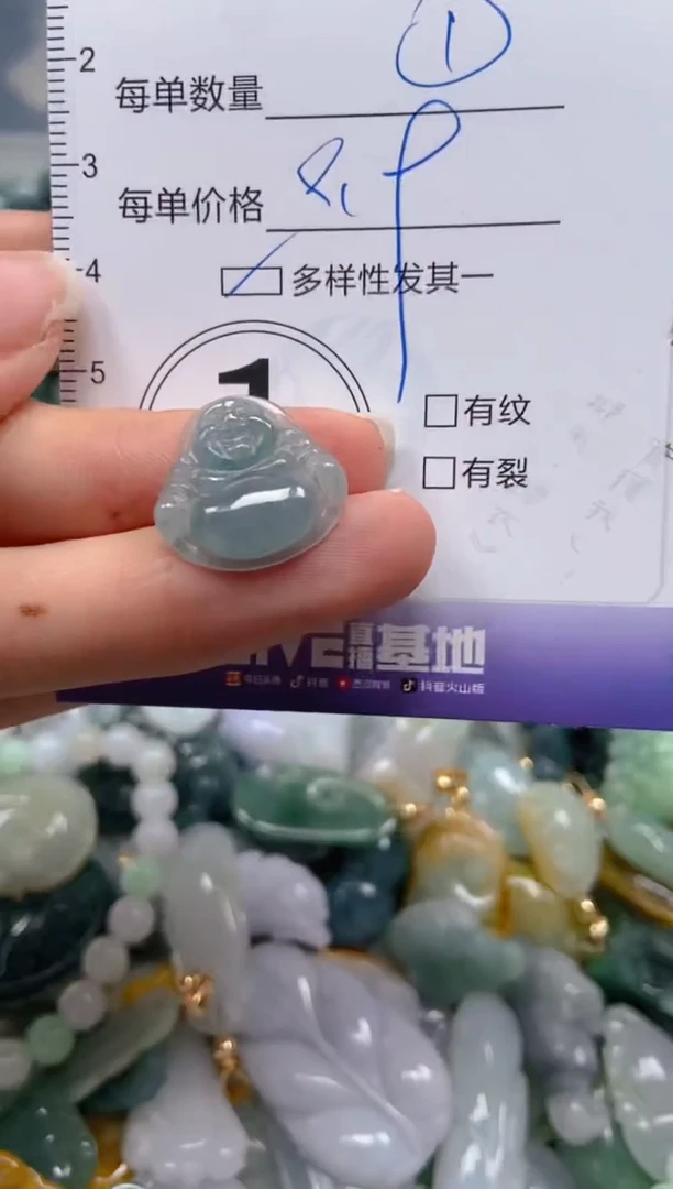 【闪购商品】翡翠颈饰未镶嵌闪购0126595多样性发其一