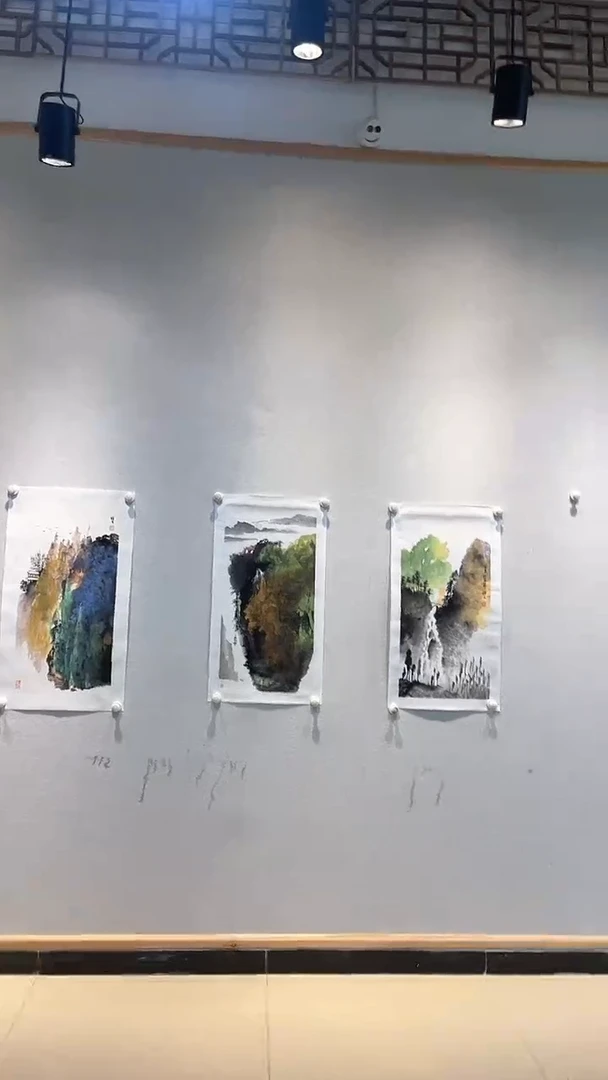 国画Y.谢老师山水作品2平尺（结缘发货）