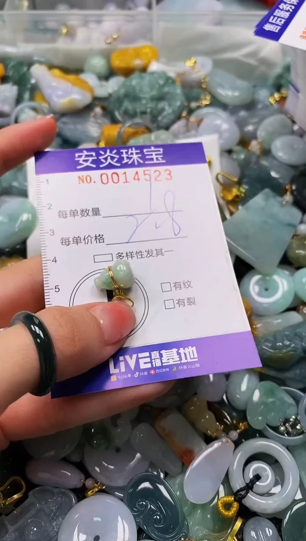 颈饰未镶嵌翡翠闪购0014523