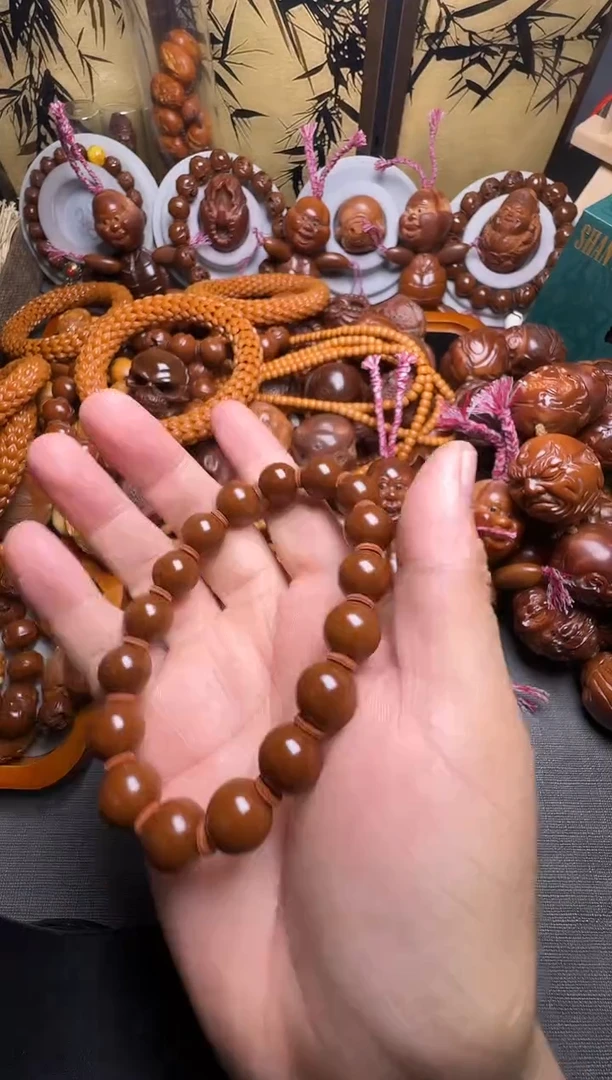 手串橄榄核光珠一个