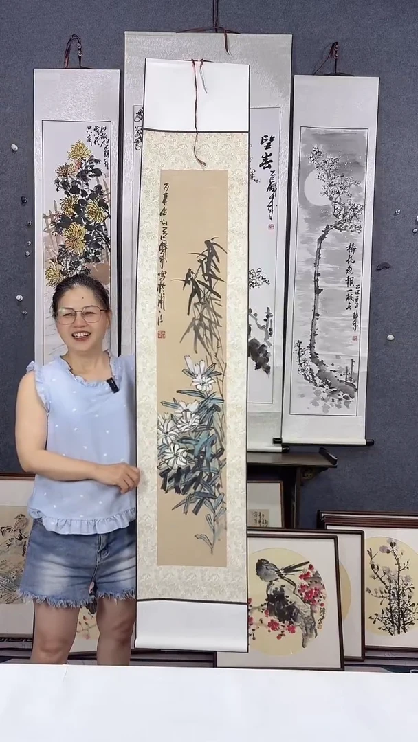 国画175*32吴铁成作品