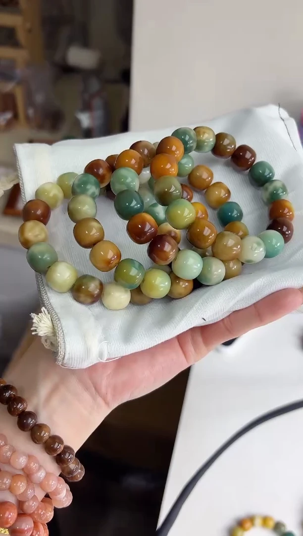 手串菩提根/象牙果沐t29万花筒干磨桶珠13*14mm手串