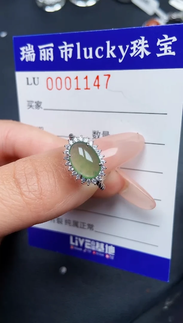 【闪购商品】翡翠颈饰银S925镶嵌1147