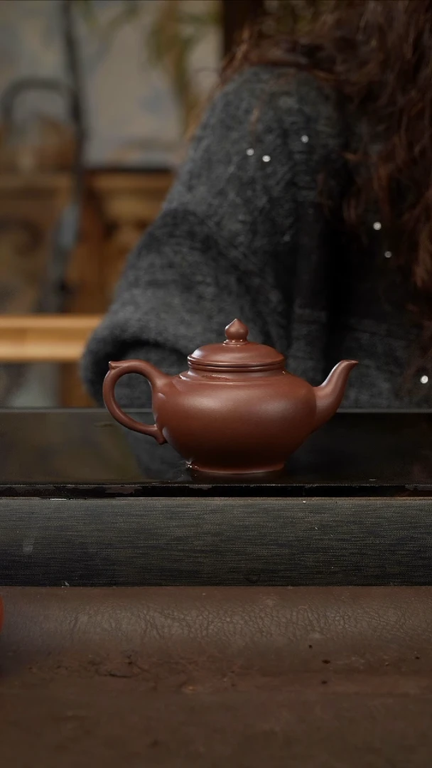 茶壶紫砂10 笑樱 紫泥 120cc