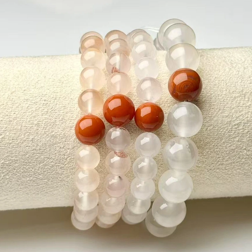 MN0011冰飘荔枝冻南红玛瑙（天然珠宝多样性发其一）