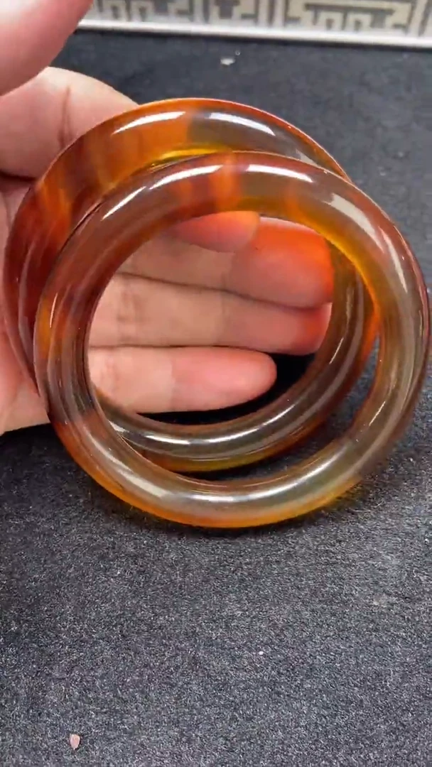 定制琥珀天然琥珀多样性发其一（圈口52-62）FS005099