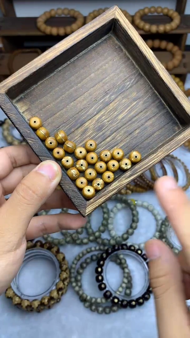 紫金鼠手串一线天花皮