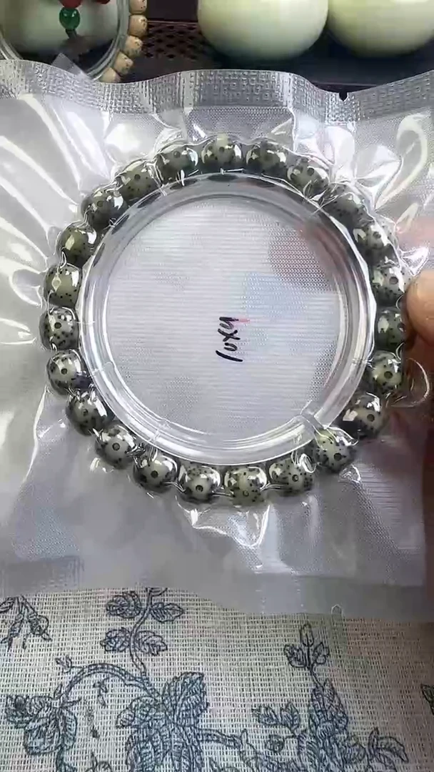 手串星月菩提15石玉料糯冰单圈10×9高透精工福利