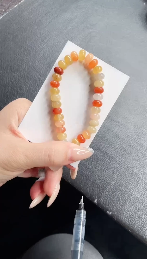 石英质玉手链未镶嵌黄龙