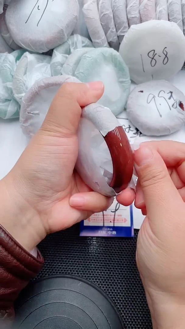 未镶嵌手镯石英质玉小***才68-56-