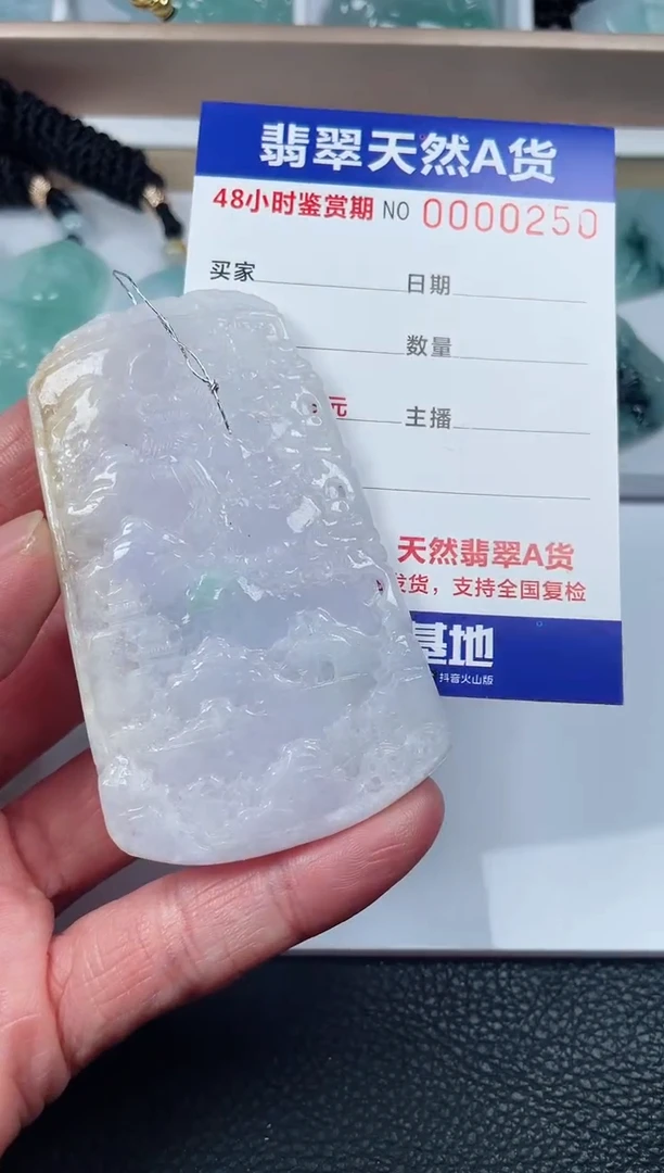 【闪购商品】翡翠颈饰未镶嵌山水