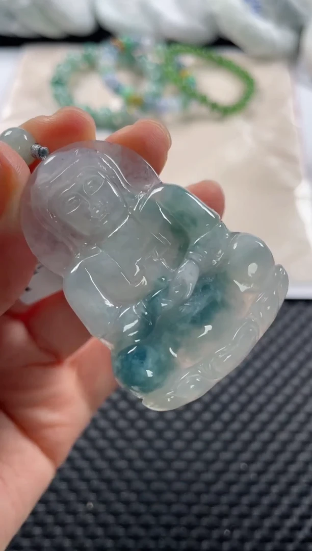 颈饰未镶嵌翡翠基地发货H 6425 观音