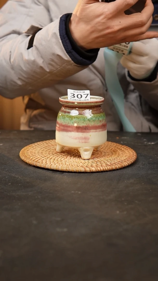 【闪购商品】瓷片景德镇陶瓷花盆