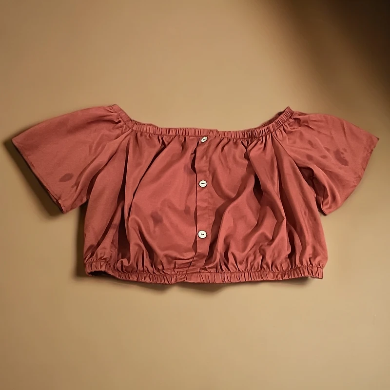 271法式小个子外贸没吊牌小衫