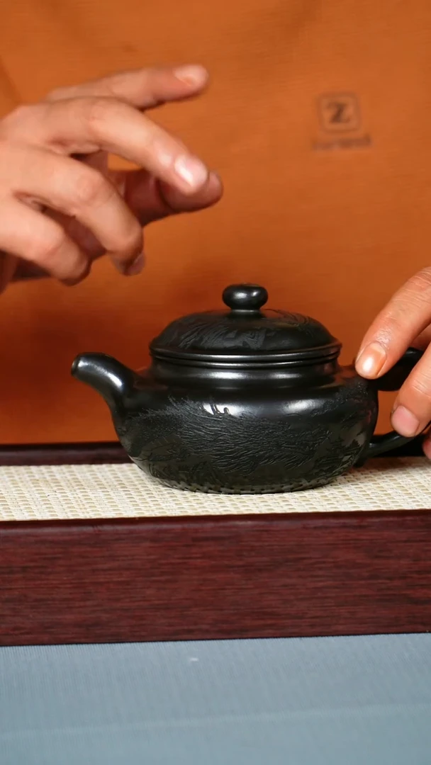 茶壶紫砂石黄泥料 仿古