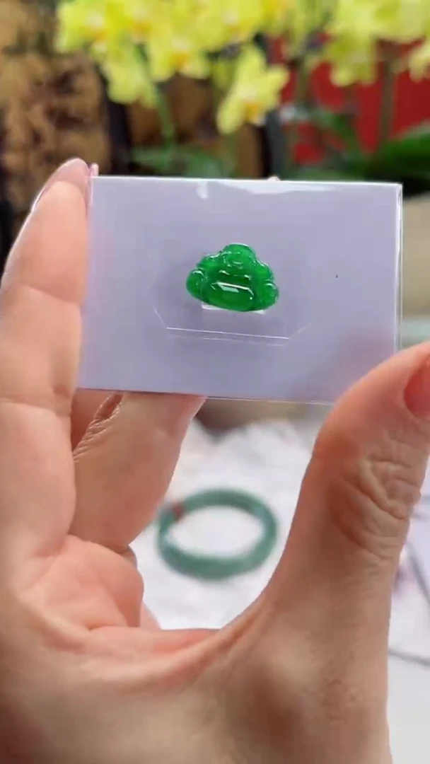 裸石翡翠翡翠佛公