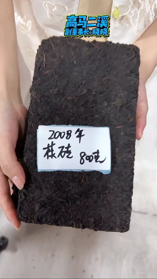 高马二溪 2008年茯砖茶800克
