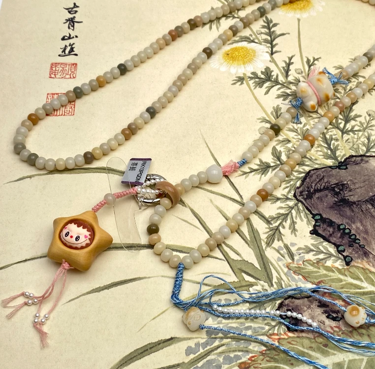 菩提三合一耐用可爱猫咪手机挂可斜挎防丢挂脖闺蜜礼物