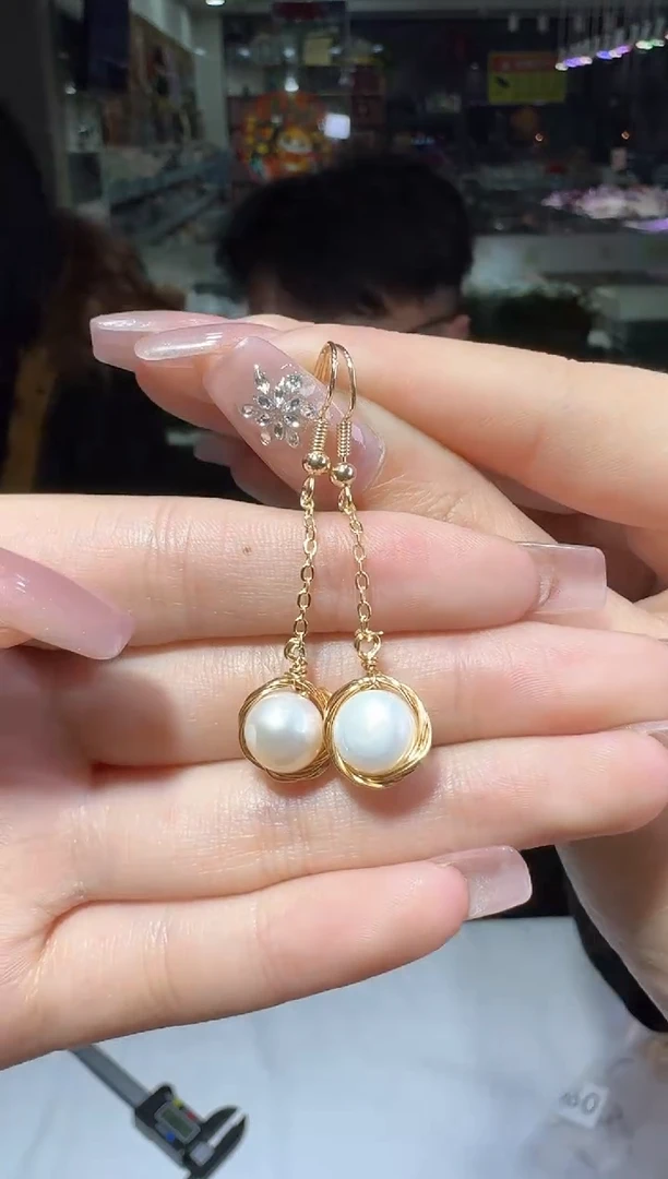 【闪购商品】淡水珍珠耳饰未镶嵌多样性发一件 606