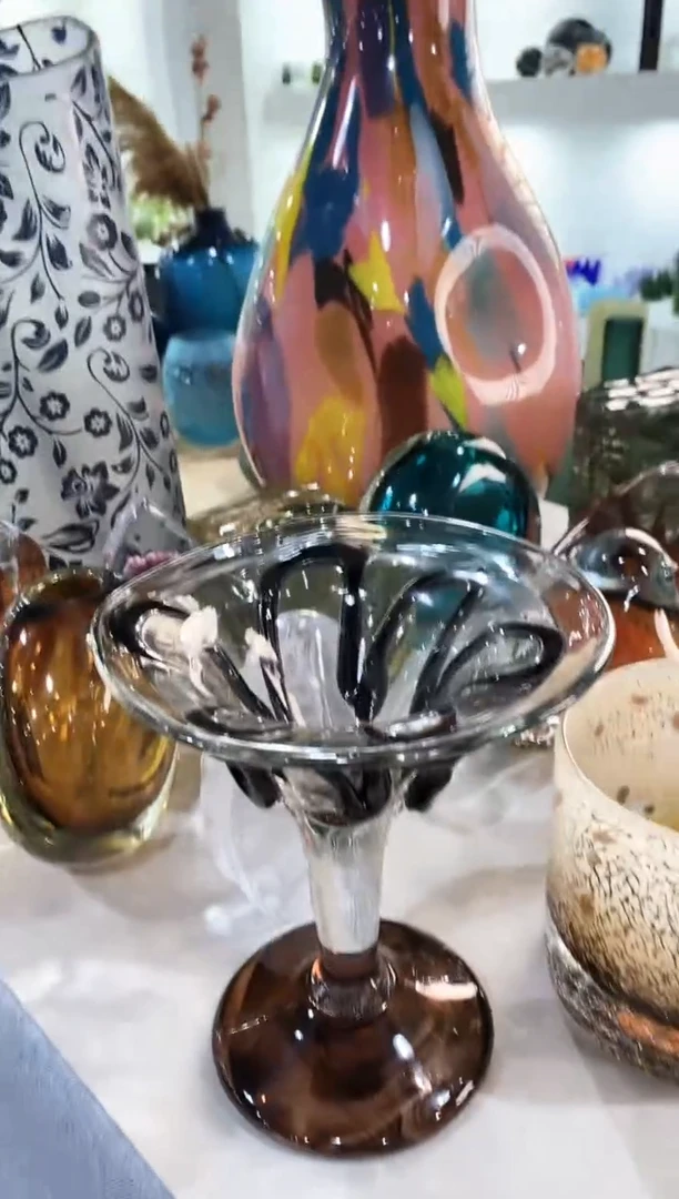 钢****?慕忆家手作琉璃花瓶728 瑕