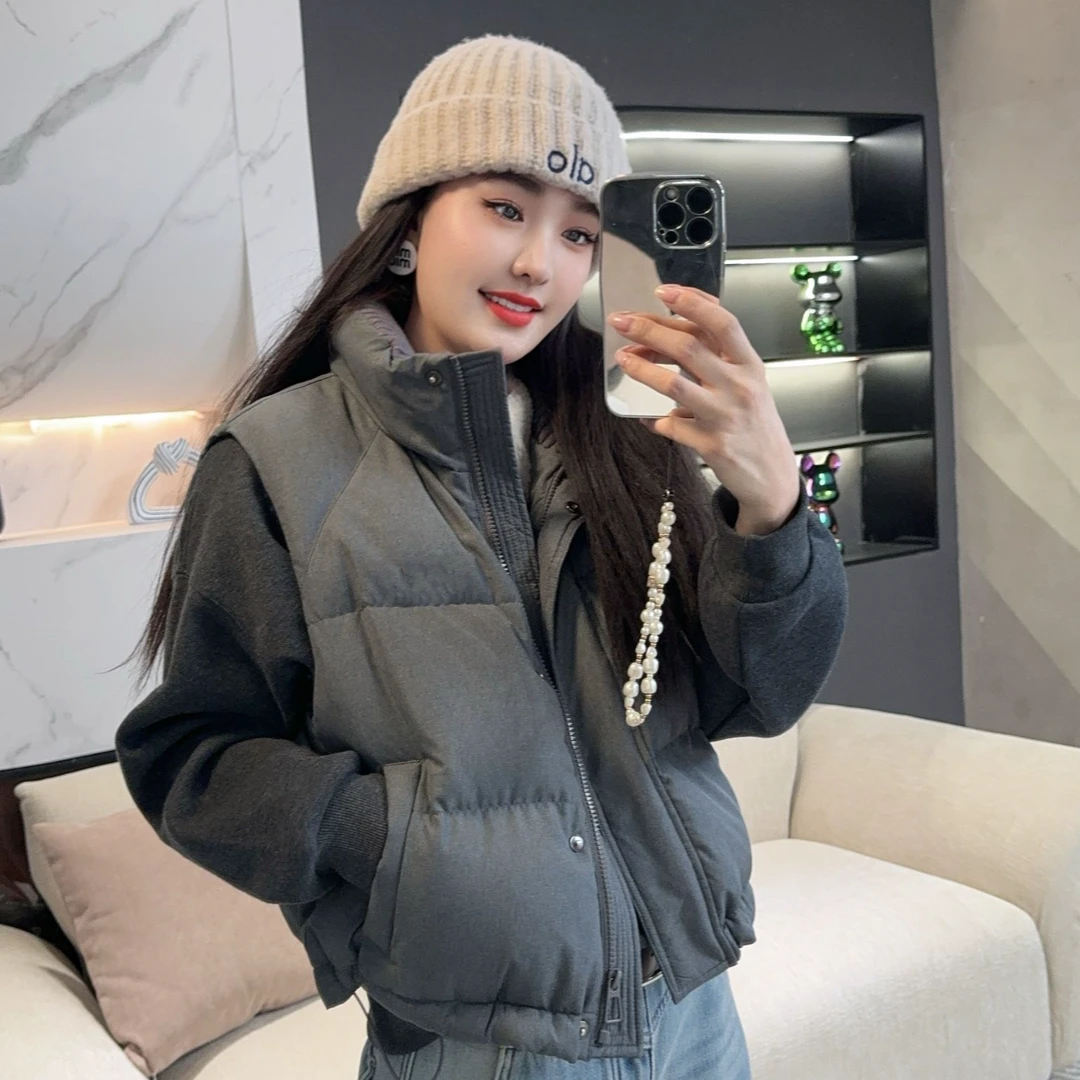 【浮生若梦】2025秋冬新款休闲百搭羽绒马甲外套H5554