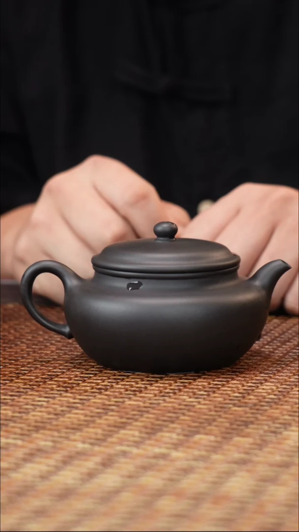 茶壶紫砂汀禾紫砂扁腹