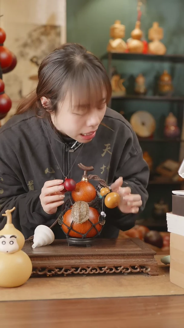 【闪购商品】11号精品天然大漆工艺防渗内胆酒葫芦~