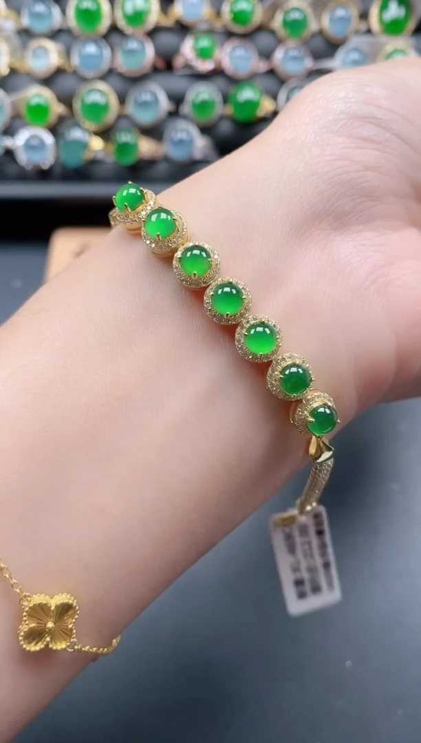 银S925镶嵌戒指翡翠111111