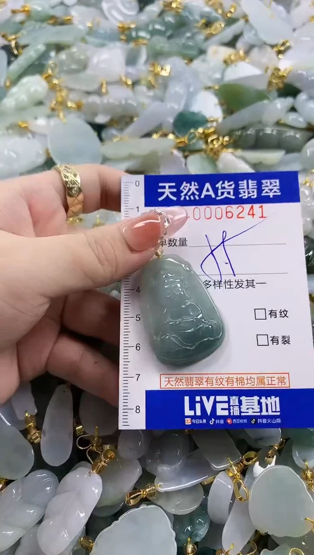 颈饰未镶嵌翡翠天然A货翡翠