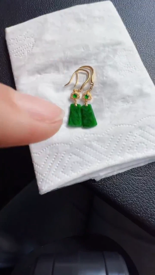 未镶嵌翡翠耳饰880