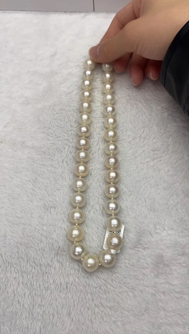 【闪购商品】海水珍珠颈饰未镶嵌澳白12-15mm（多样性发一）