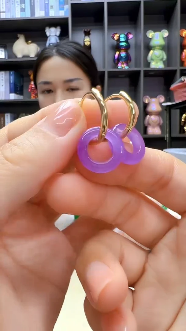 翡翠14K金镶嵌颈饰丹丹diy劲饰