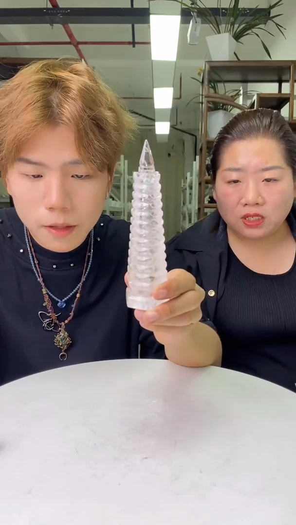 文昌塔未镶嵌水晶白水晶文昌塔D182