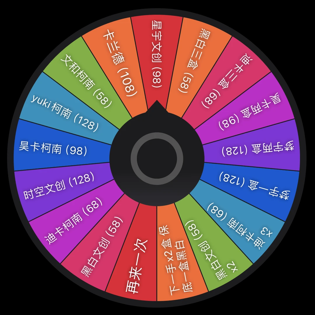 板筋【破产大转盘】点盒 名侦探柯南 卡牌收藏盲盒【主播代拆】