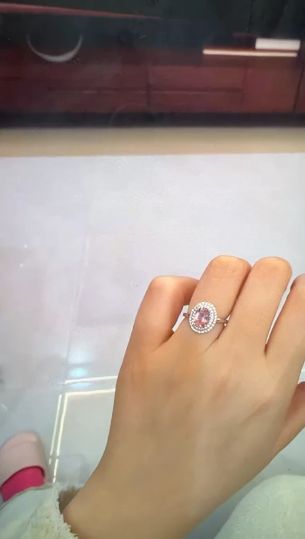 银S925镶嵌戒指碧玺14027多样性发其一