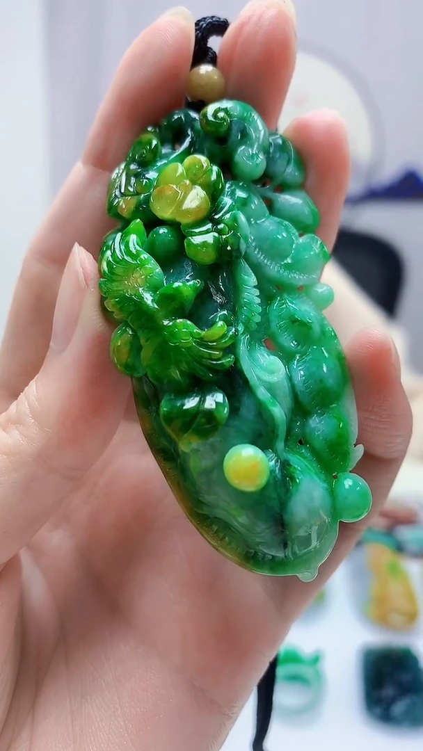 定制翡翠未镶嵌0405zm-毛货挂件151