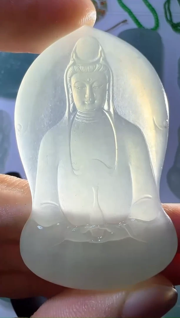 未镶嵌定制翡翠观音