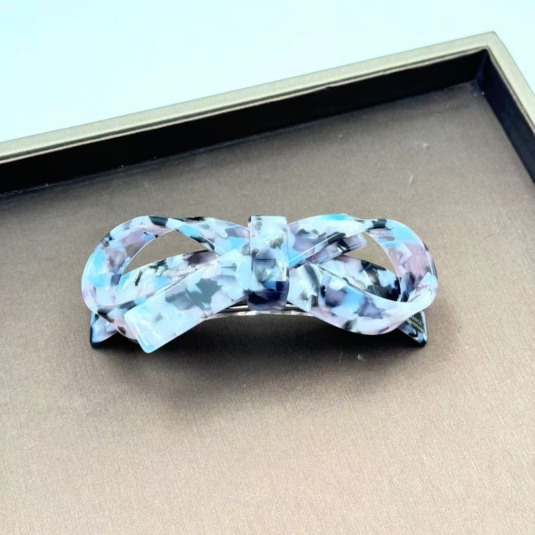 1408-新款韩国气质优雅百搭醋酸发饰精致发夹