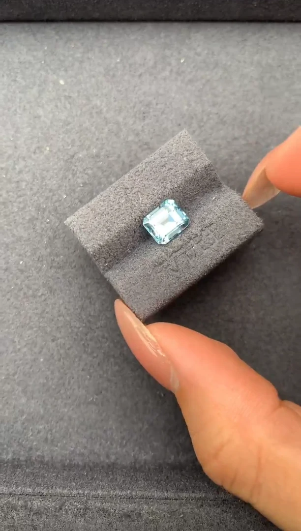 裸石海蓝宝石1.5ct海蓝宝  定制  FE