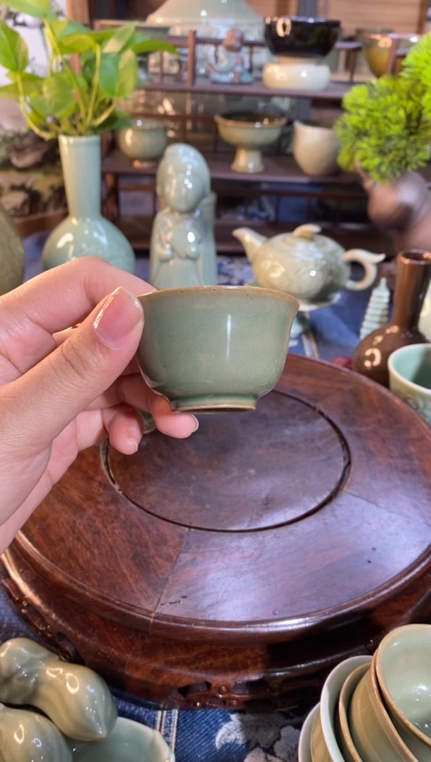 【闪购商品】XG001 黑泥素面小茶杯 4只微瑕