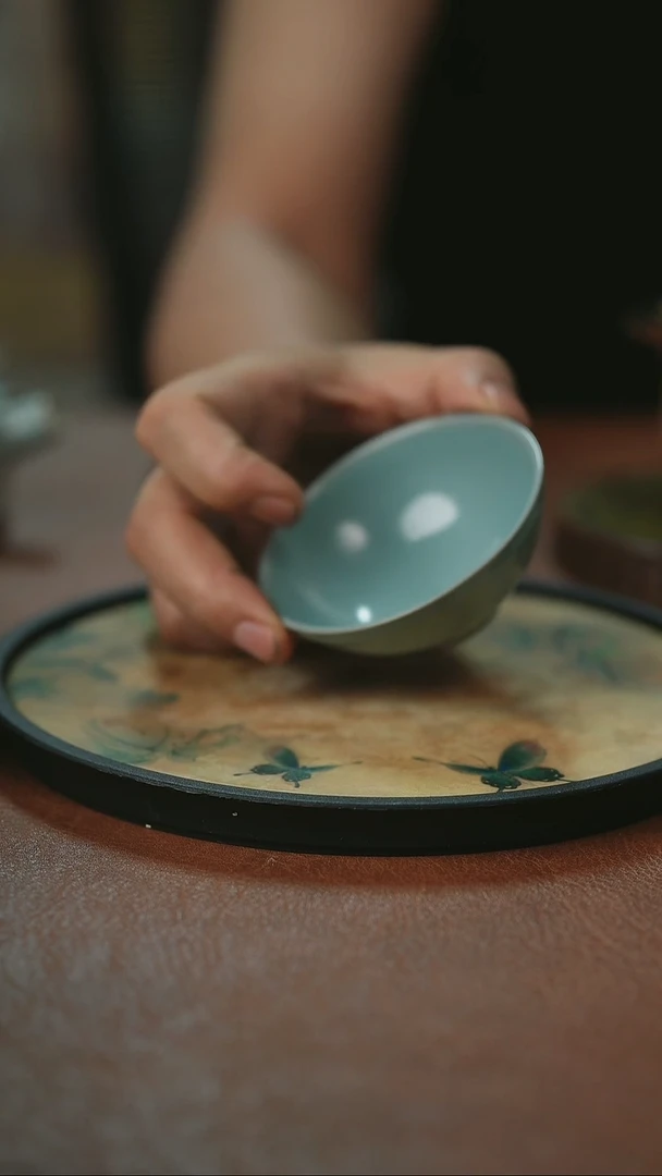 摆件原产地原矿釉汝瓷微瑕