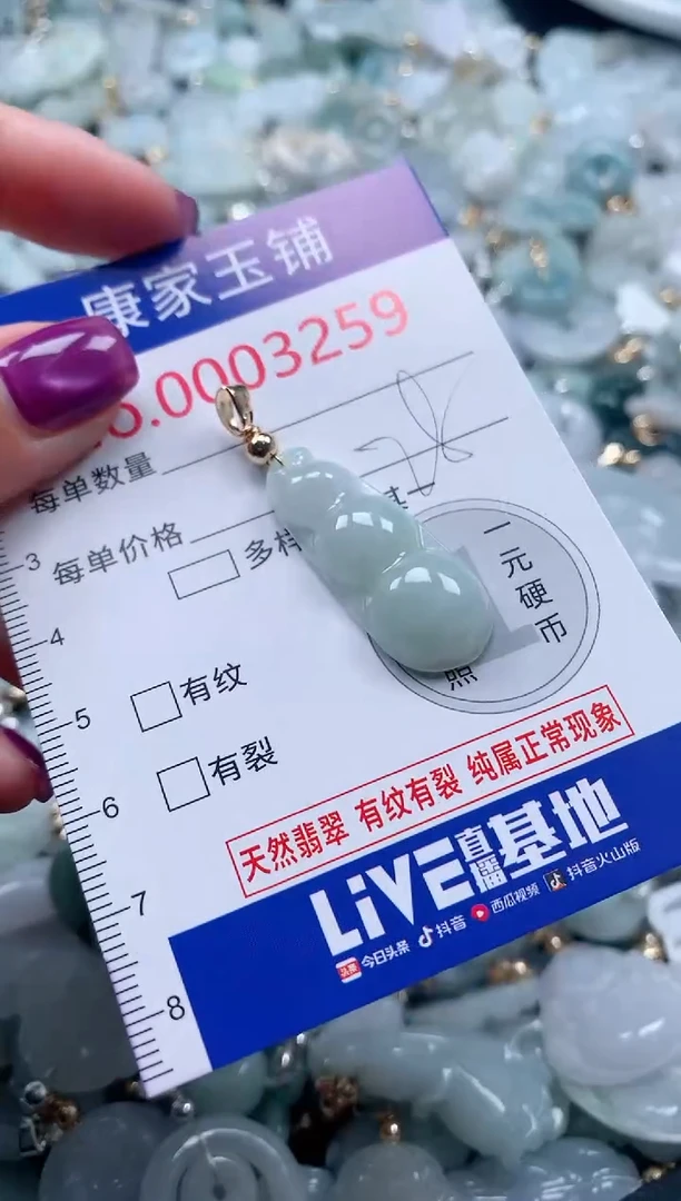 颈饰未镶嵌翡翠3259