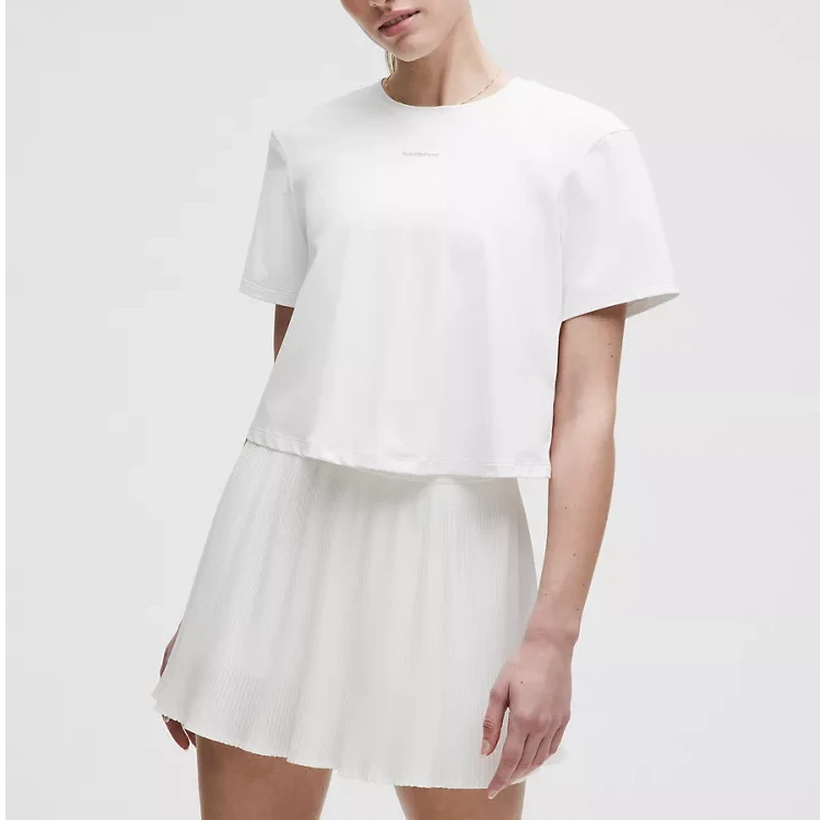 lululemon/露露乐蒙Pace Crush Cross-Back Graphic 后背开衩T恤