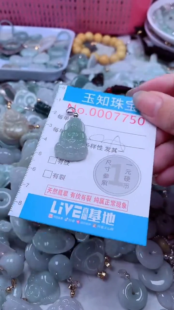 翡翠未镶嵌吊坠(不含链)7750