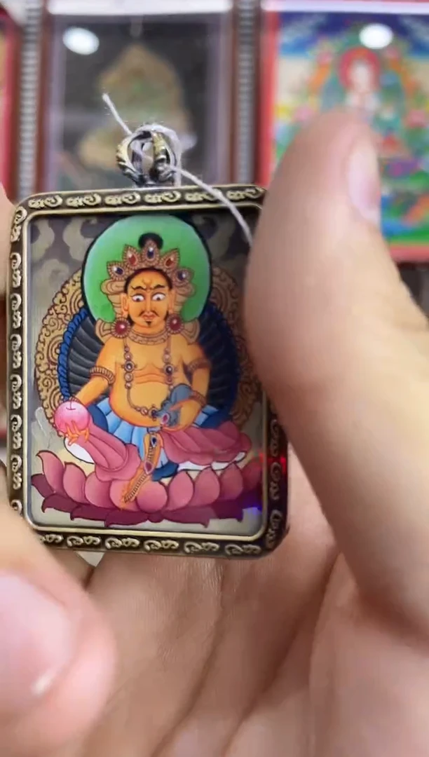 吊坠纯手绘唐卡（非质量问题不退不换）