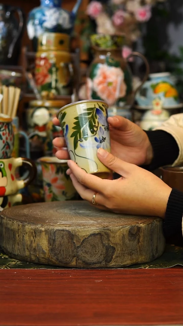花瓶/杯子/碗93号景德镇手工手绘釉下彩