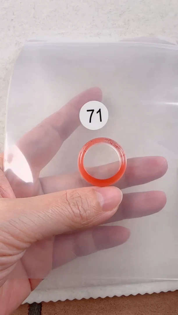 未镶嵌南红玛瑙戒圈e**l原矿无优化无裂南红戒圈