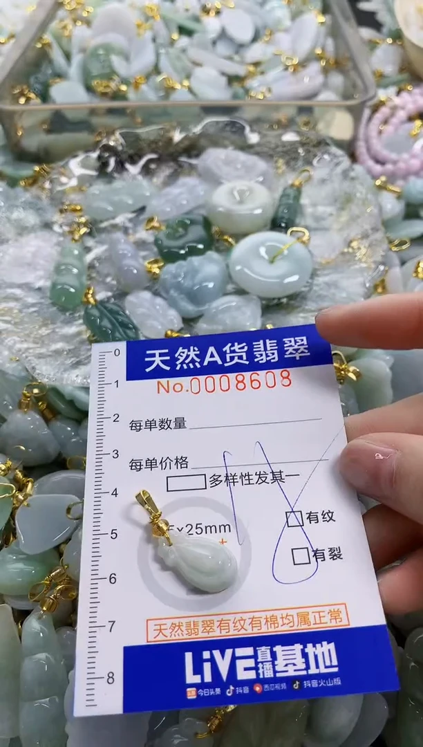 颈饰未镶嵌翡翠天然A货翡翠