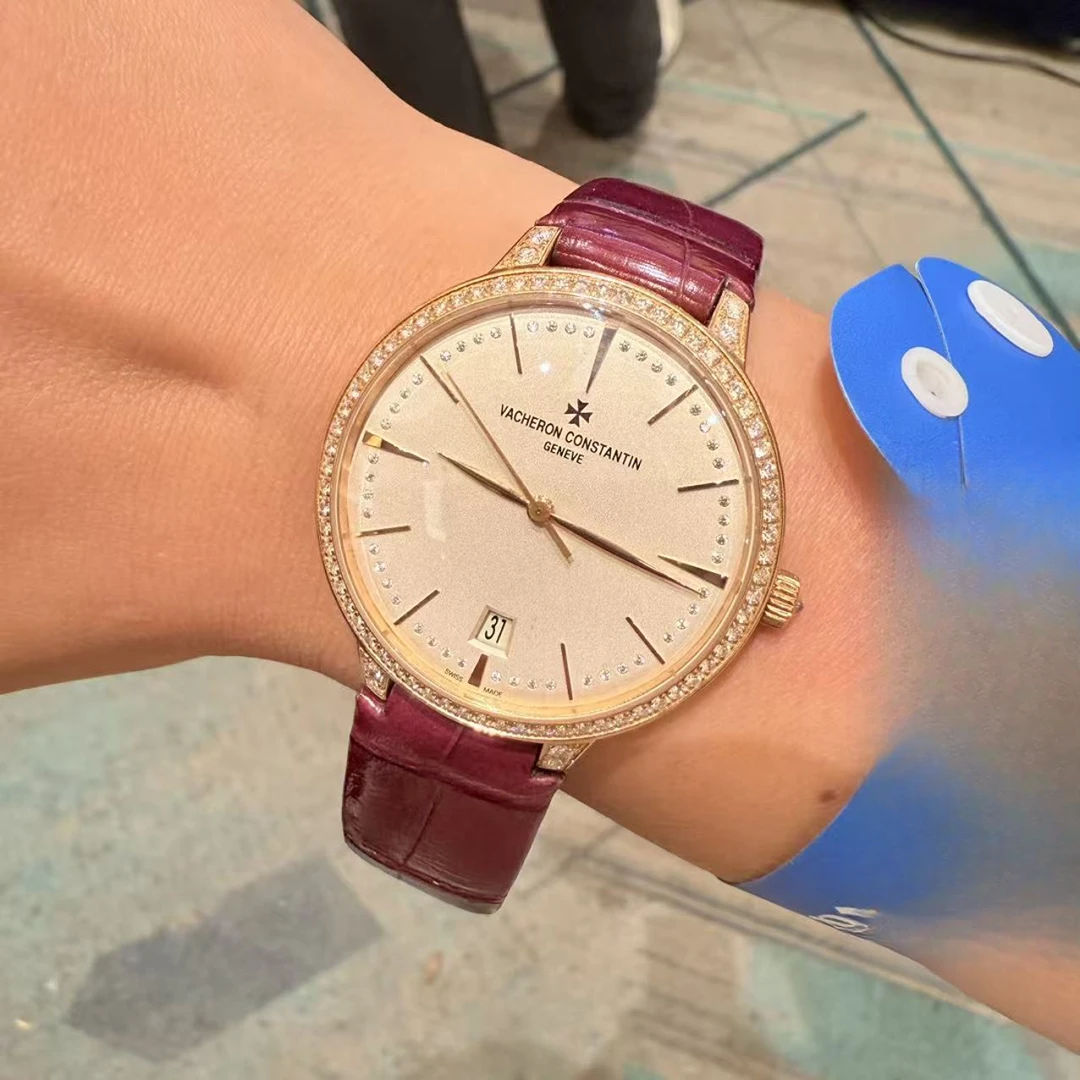 95新 Vacheron Constantin/江诗丹顿 自动,36mm,玫瑰金,250915033